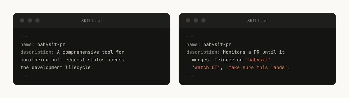 The Description Field Is For the Model